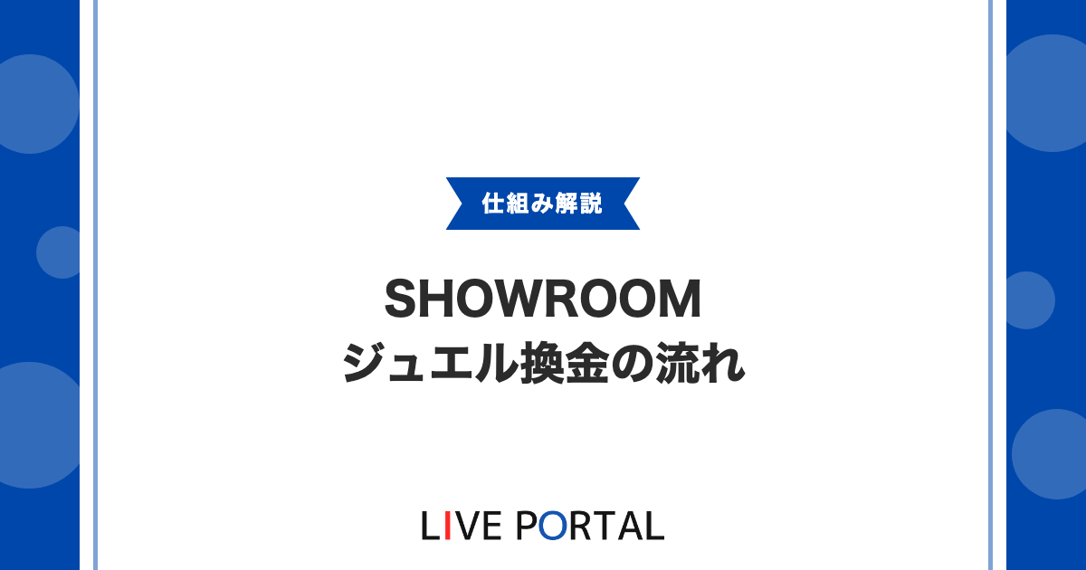 【SHOWROOMジュエル換金】900ジュエルから本人確認までの流れ